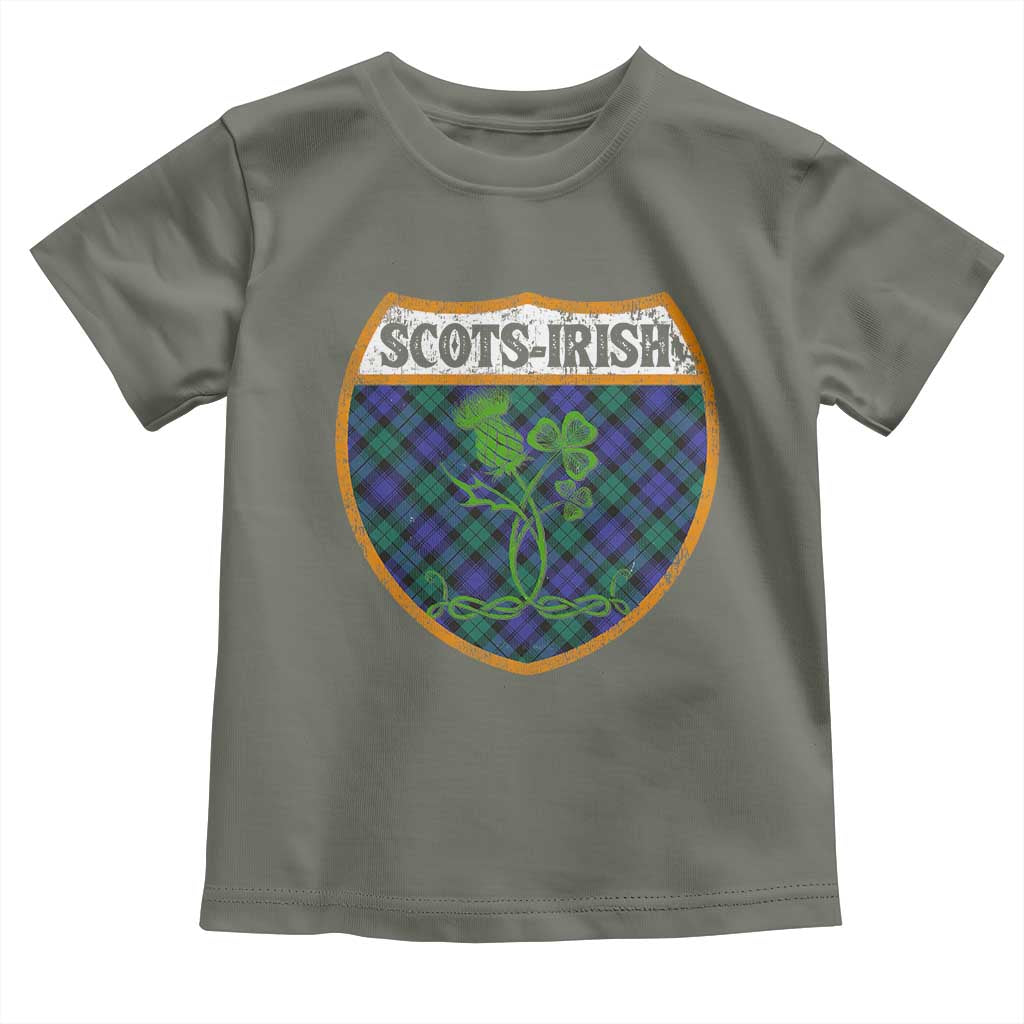 Scots-Irish Pride Toddler T Shirt Shamrock Ulster Scots Scotch Irish Shamrock Thistle