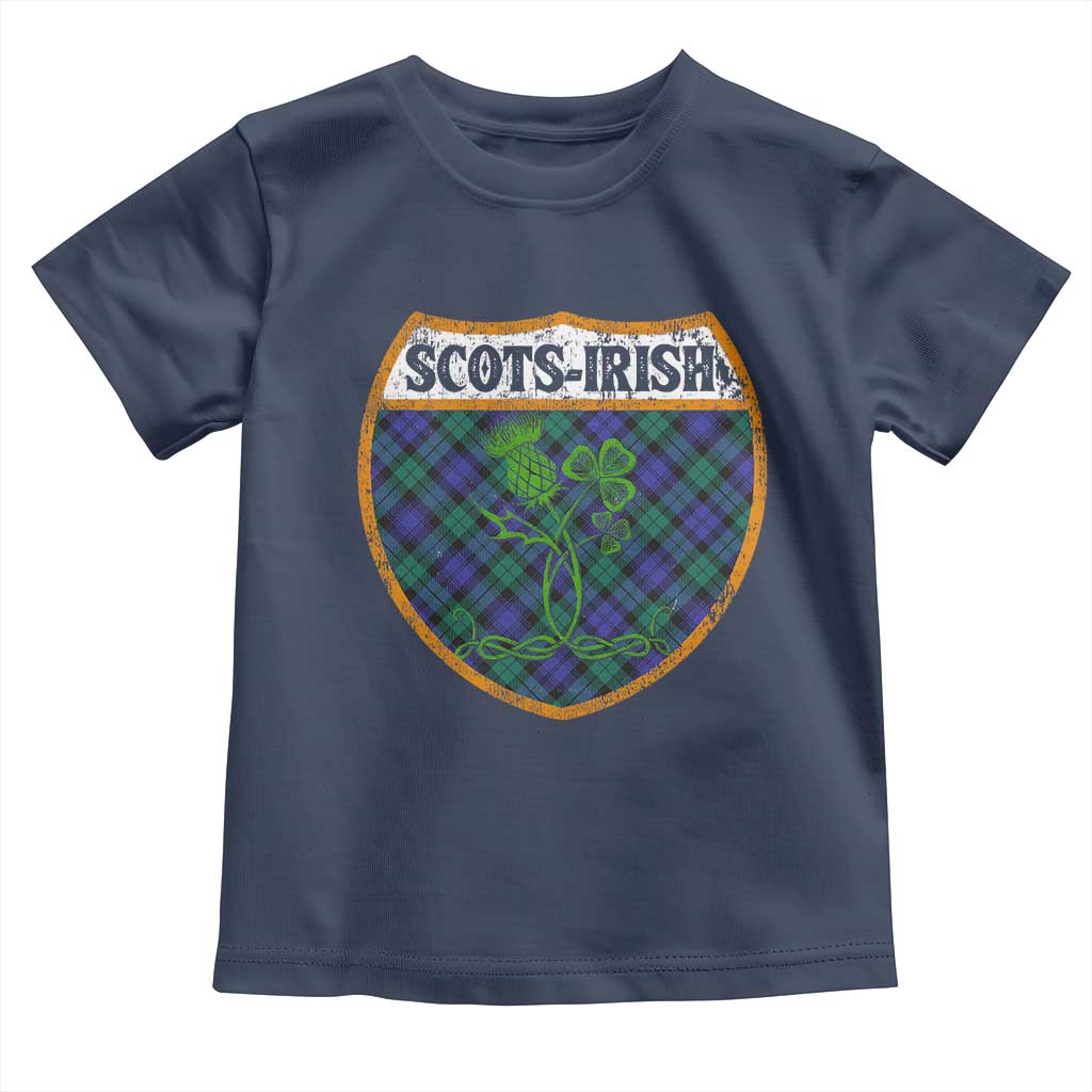 Scots-Irish Pride Toddler T Shirt Shamrock Ulster Scots Scotch Irish Shamrock Thistle