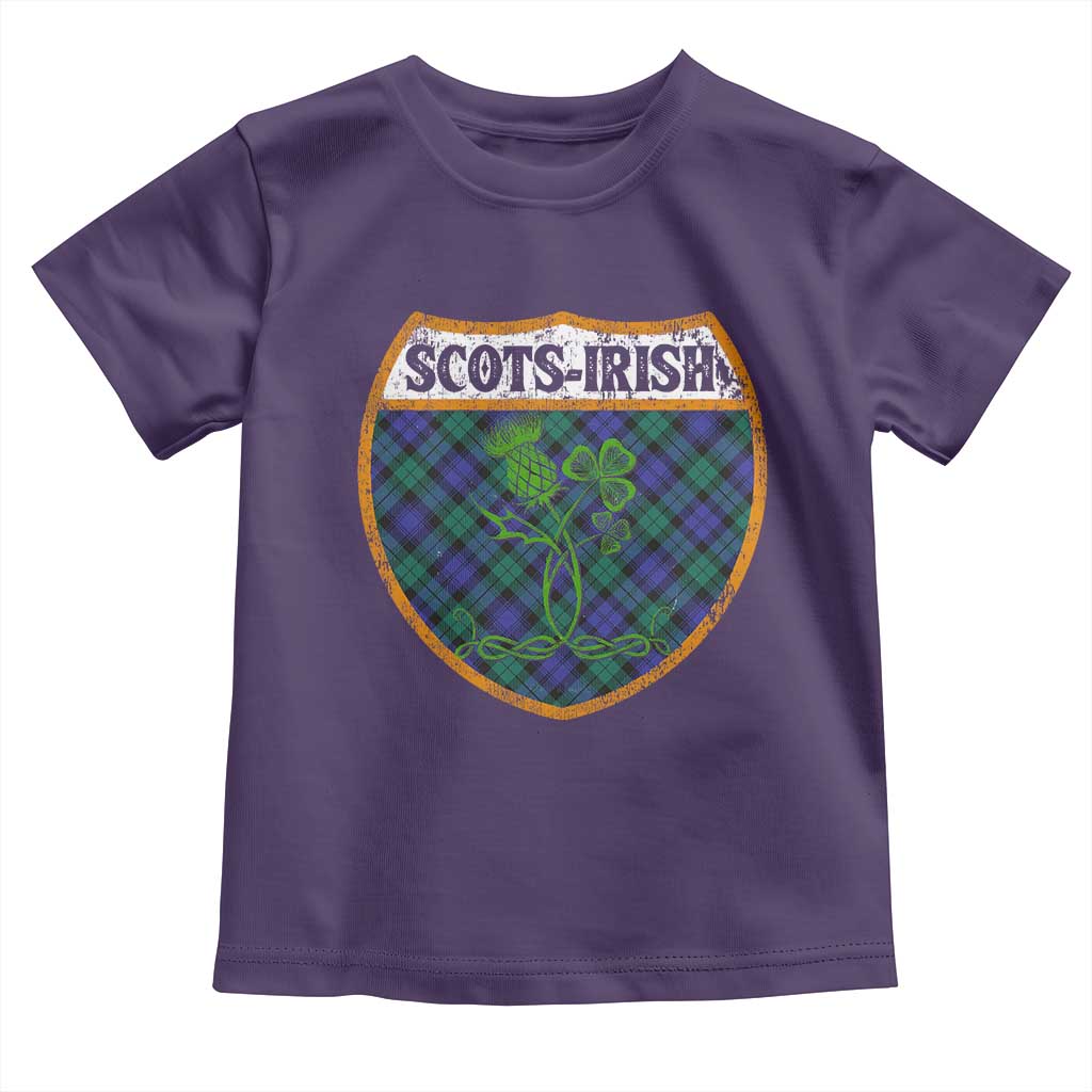 Scots-Irish Pride Toddler T Shirt Shamrock Ulster Scots Scotch Irish Shamrock Thistle