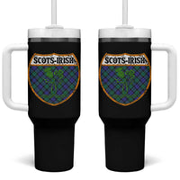 Scots-Irish Pride Tumbler With Handle Shamrock Ulster Scots Scotch Irish Shamrock Thistle
