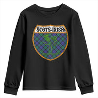 Scots-Irish Pride Youth Sweatshirt Shamrock Ulster Scots Scotch Irish Shamrock Thistle
