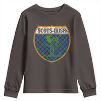 Scots-Irish Pride Youth Sweatshirt Shamrock Ulster Scots Scotch Irish Shamrock Thistle