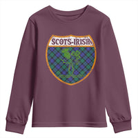 Scots-Irish Pride Youth Sweatshirt Shamrock Ulster Scots Scotch Irish Shamrock Thistle