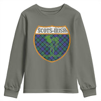 Scots-Irish Pride Youth Sweatshirt Shamrock Ulster Scots Scotch Irish Shamrock Thistle