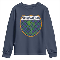 Scots-Irish Pride Youth Sweatshirt Shamrock Ulster Scots Scotch Irish Shamrock Thistle