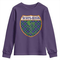 Scots-Irish Pride Youth Sweatshirt Shamrock Ulster Scots Scotch Irish Shamrock Thistle