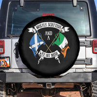 Funny Scots-Irish Pride Spare Tire Cover Mostly Scottish Wee Bit Irish