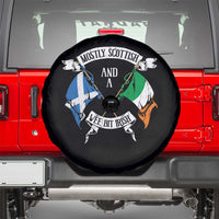 Funny Scots-Irish Pride Spare Tire Cover Mostly Scottish Wee Bit Irish