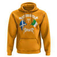Funny Scots-Irish Pride Hoodie Mostly Scottish Wee Bit Irish