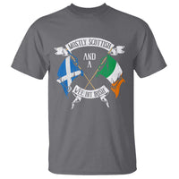 Funny Scots-Irish Pride T Shirt Mostly Scottish Wee Bit Irish