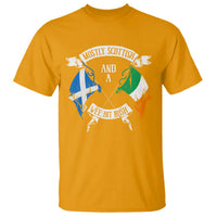 Funny Scots-Irish Pride T Shirt Mostly Scottish Wee Bit Irish