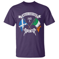 Funny Scots-Irish Pride T Shirt Mostly Scottish Wee Bit Irish