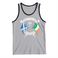 Funny Scots-Irish Pride Tank Top Mostly Scottish Wee Bit Irish