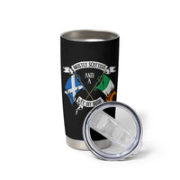 Funny Scots-Irish Pride Tumbler Cup Mostly Scottish Wee Bit Irish