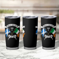 Funny Scots-Irish Pride Tumbler Cup Mostly Scottish Wee Bit Irish