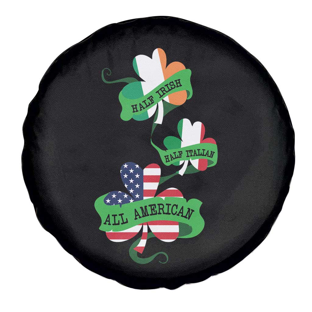 Half Irish Half Italian All American Spare Tire Cover