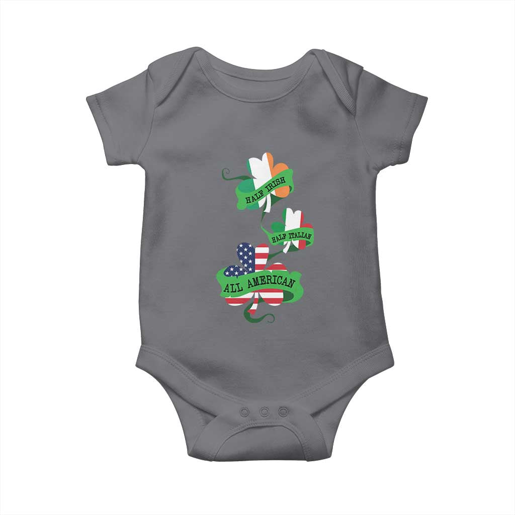 Half Irish Half Italian All American Baby Onesie