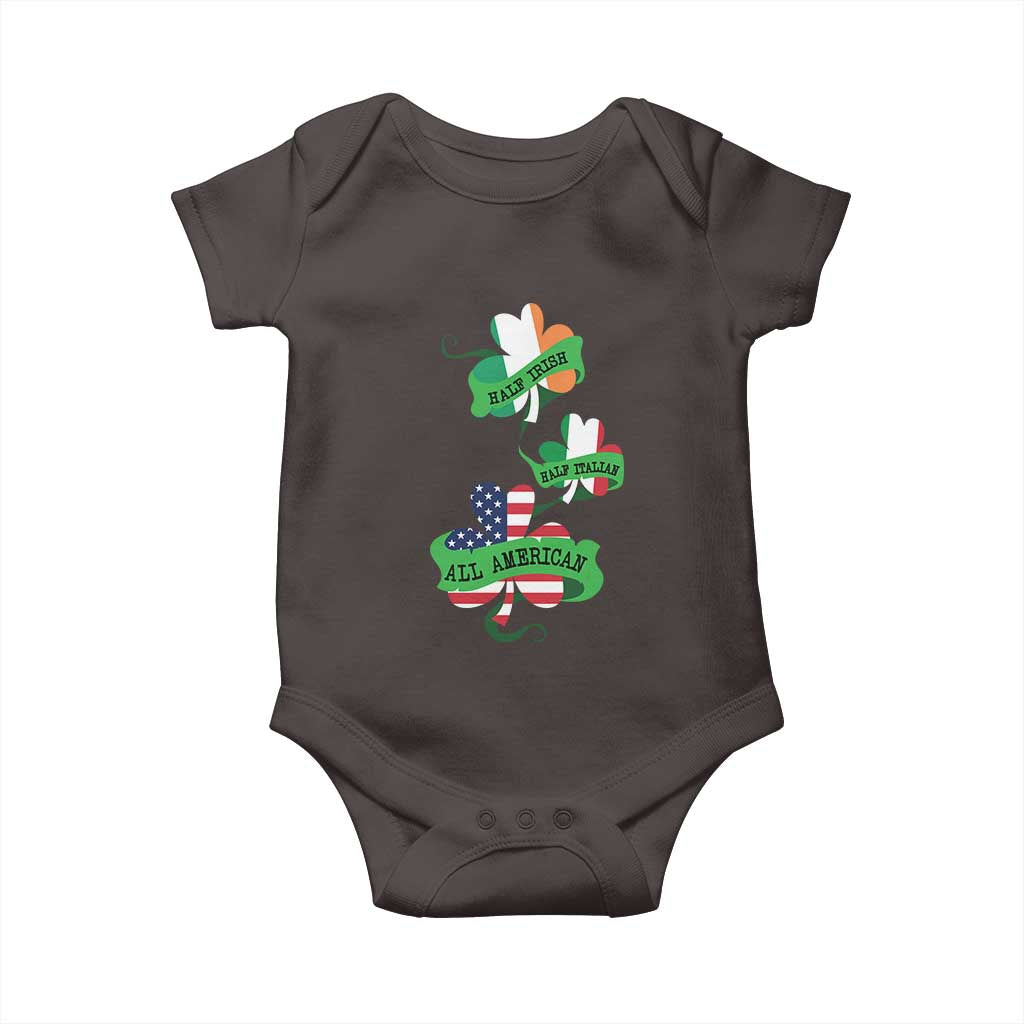 Half Irish Half Italian All American Baby Onesie
