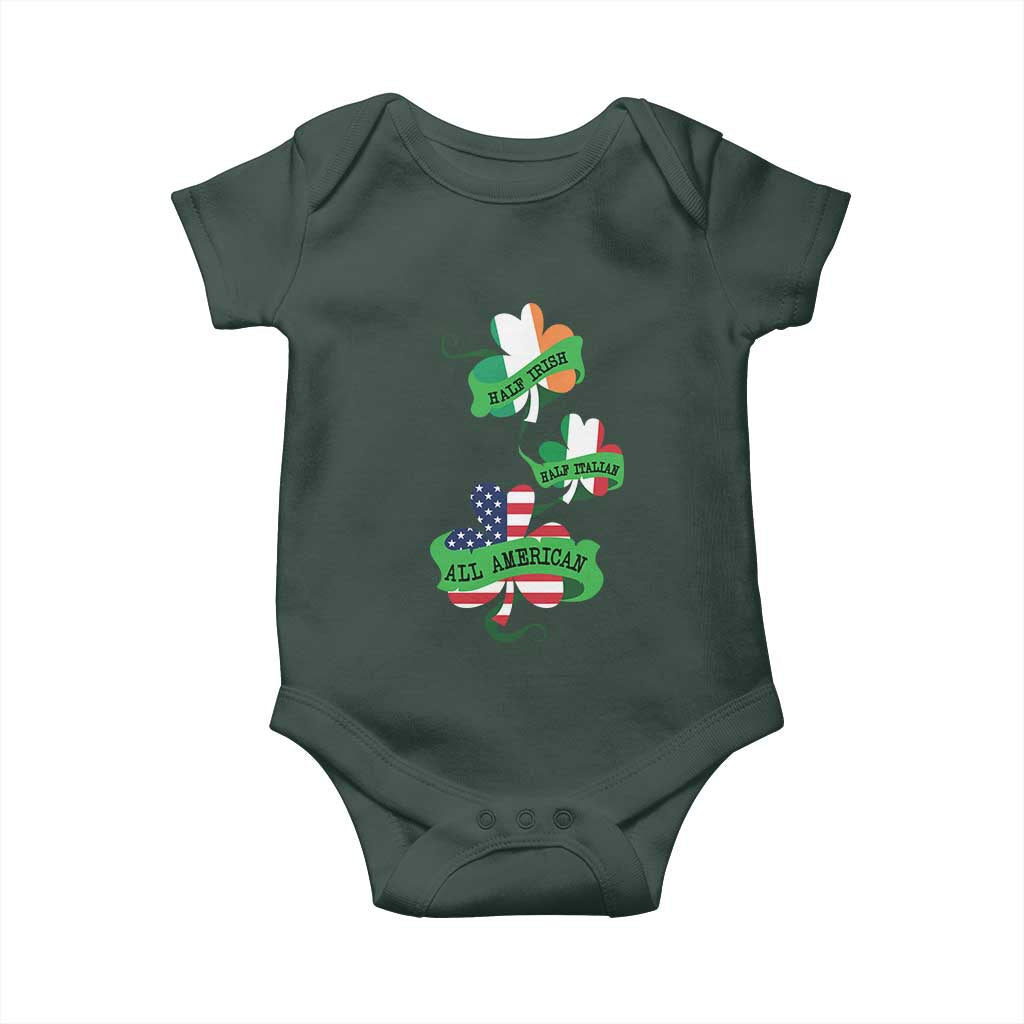 Half Irish Half Italian All American Baby Onesie