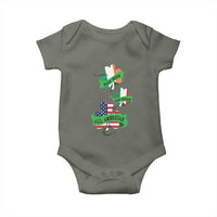 Half Irish Half Italian All American Baby Onesie