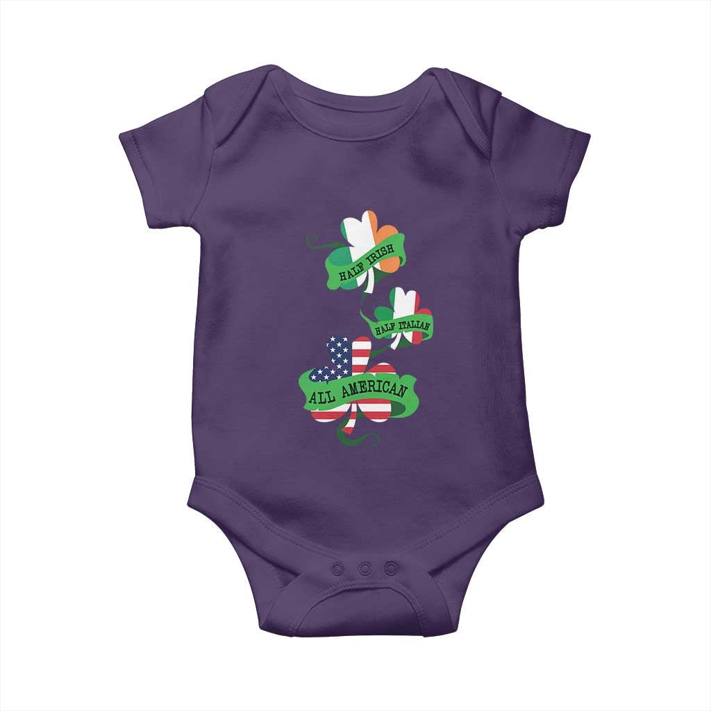 Half Irish Half Italian All American Baby Onesie