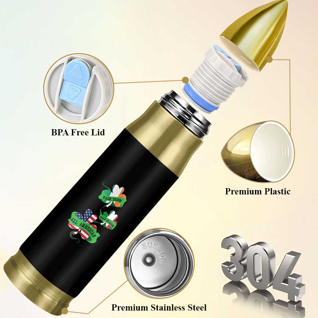 Half Irish Half Italian All American Bullet Tumbler