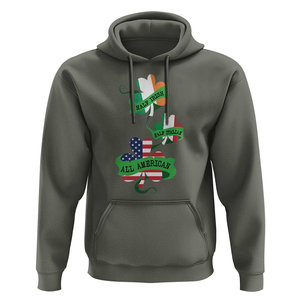 Half Irish Half Italian All American Hoodie