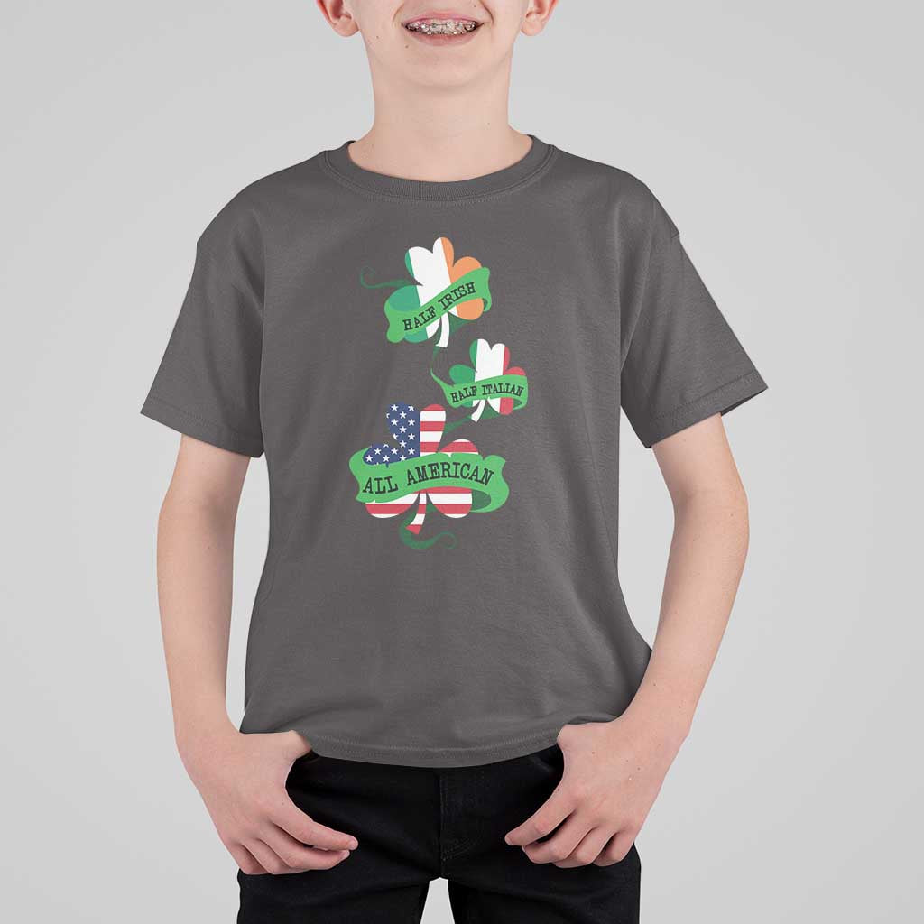 Half Irish Half Italian All American T Shirt For Kid