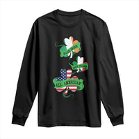 Half Irish Half Italian All American Long Sleeve Shirt