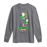 Half Irish Half Italian All American Long Sleeve Shirt