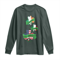 Half Irish Half Italian All American Long Sleeve Shirt