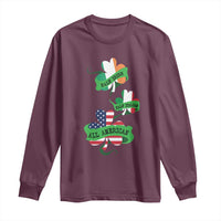 Half Irish Half Italian All American Long Sleeve Shirt