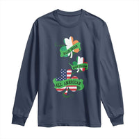 Half Irish Half Italian All American Long Sleeve Shirt