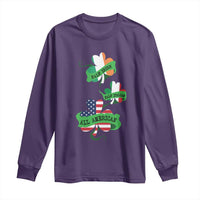 Half Irish Half Italian All American Long Sleeve Shirt