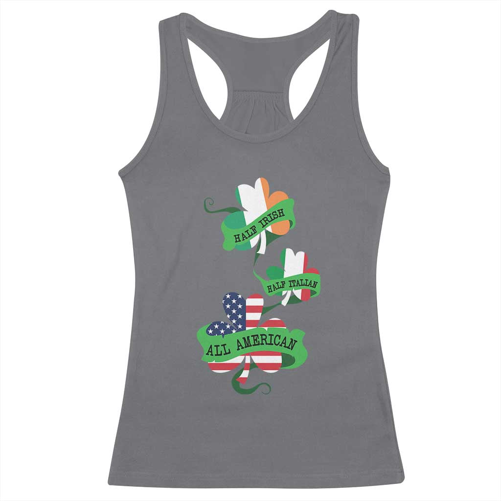 Half Irish Half Italian All American Racerback Tank Top