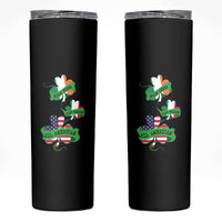 Half Irish Half Italian All American Skinny Tumbler
