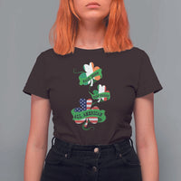 Half Irish Half Italian All American T Shirt For Women