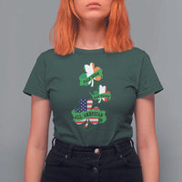 Half Irish Half Italian All American T Shirt For Women