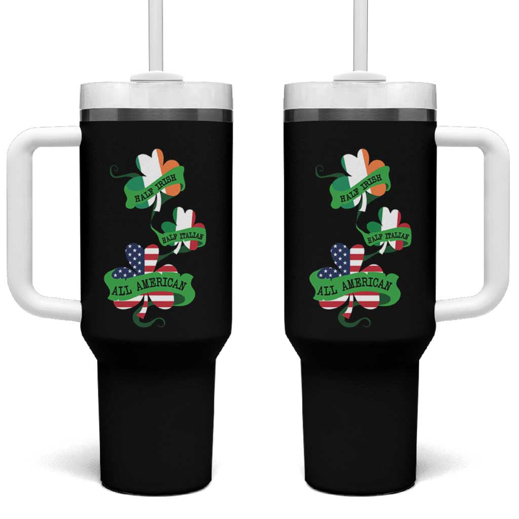 Half Irish Half Italian All American Tumbler With Handle