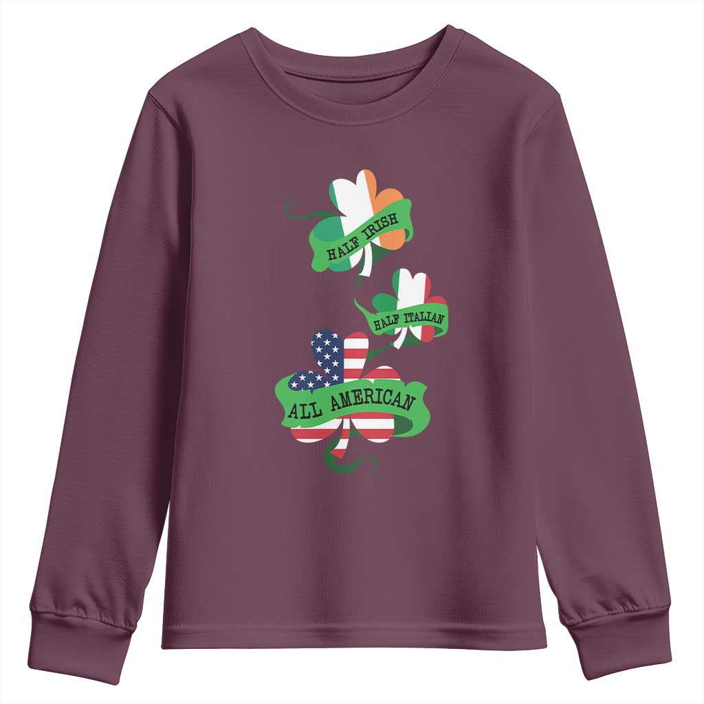 Half Irish Half Italian All American Youth Sweatshirt