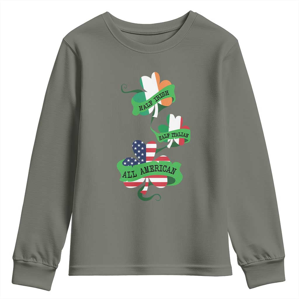 Half Irish Half Italian All American Youth Sweatshirt