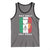 Irish Italian Pride Tank Top Half Gaelic Half Garlic Shamrock Ireland Italy Flag