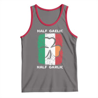 Irish Italian Pride Tank Top Half Gaelic Half Garlic Shamrock Ireland Italy Flag
