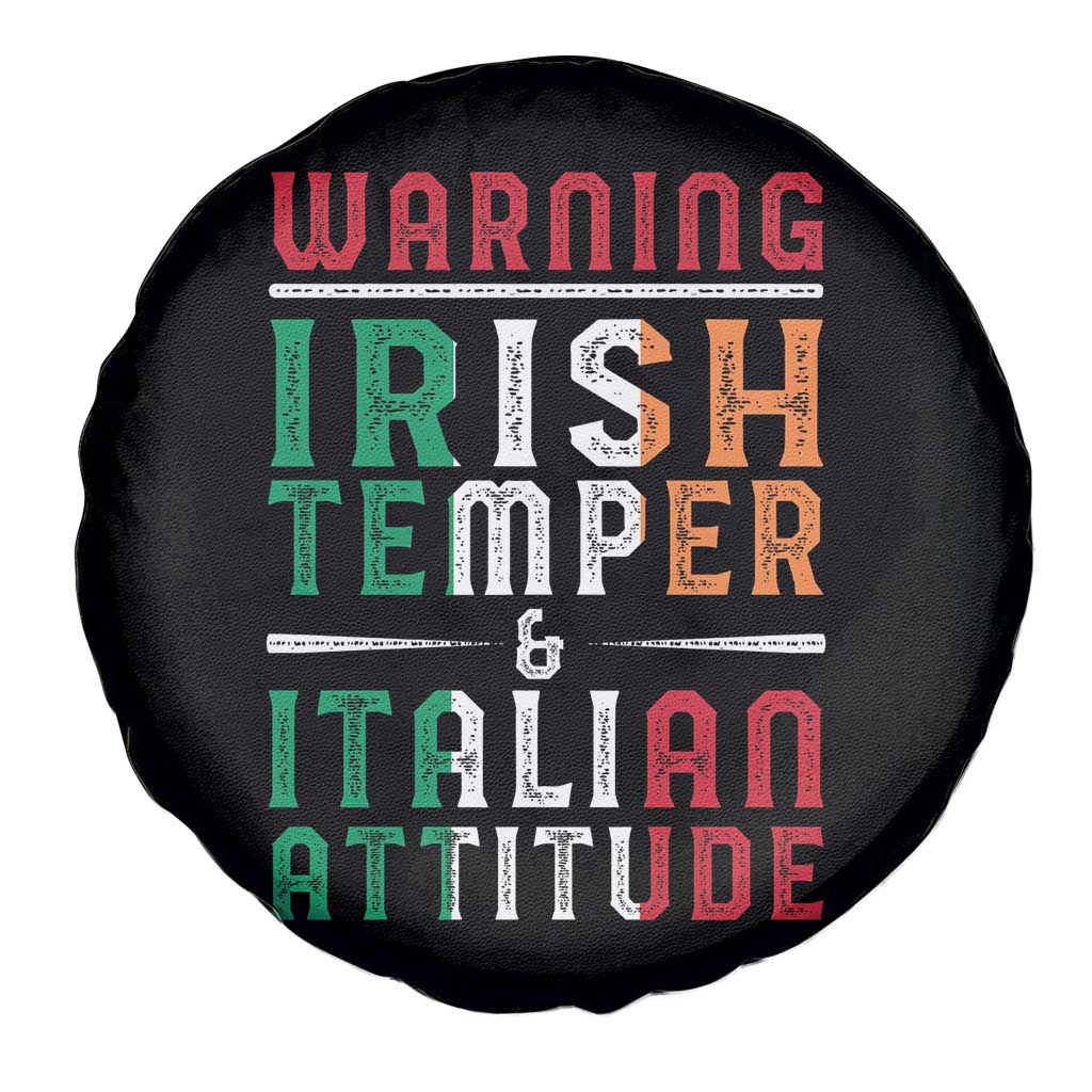 Funny Irish Temper Italian Attitude Spare Tire Cover