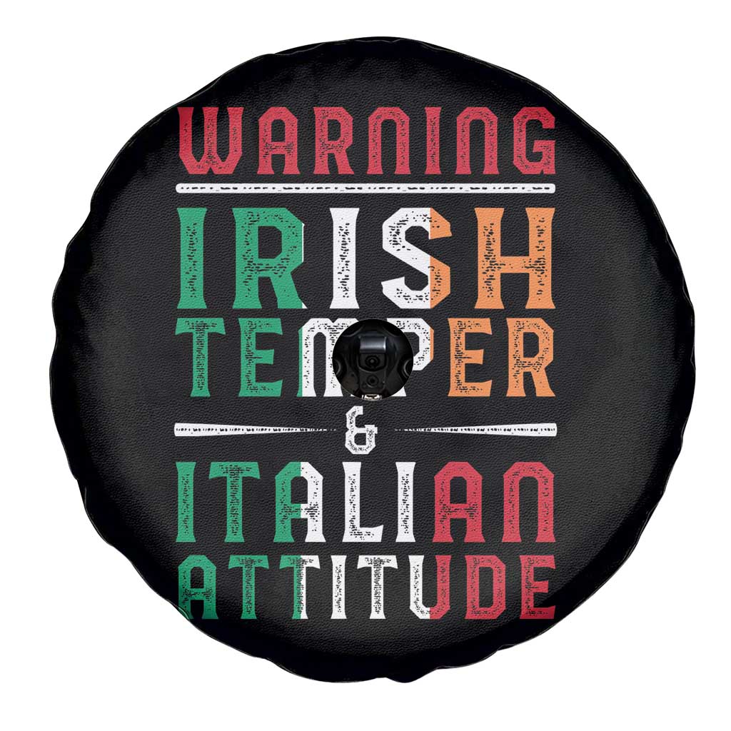 Funny Irish Temper Italian Attitude Spare Tire Cover