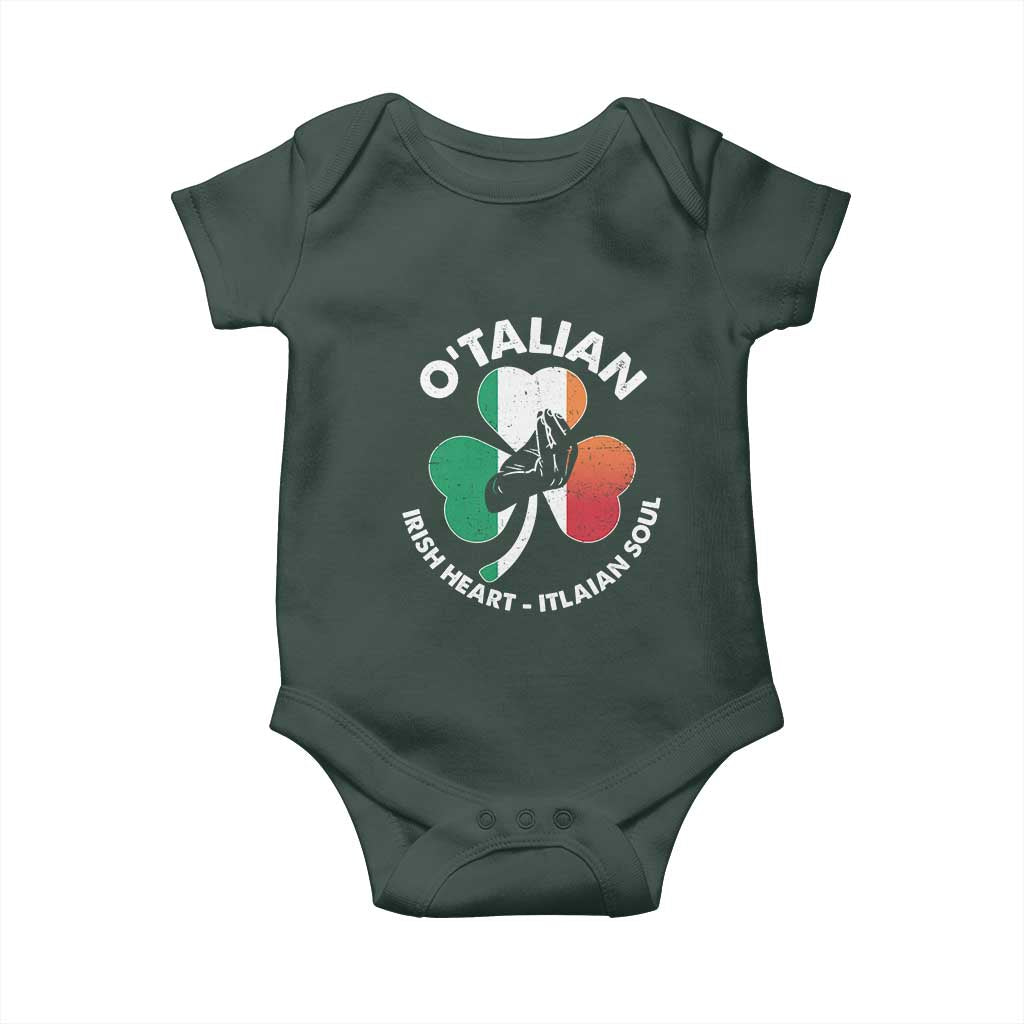 Italian Irish O'talian St. Patrick's Day Baby Onesie