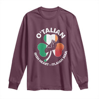 Italian Irish O'talian St. Patrick's Day Long Sleeve Shirt