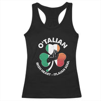 Italian Irish O'talian St. Patrick's Day Racerback Tank Top