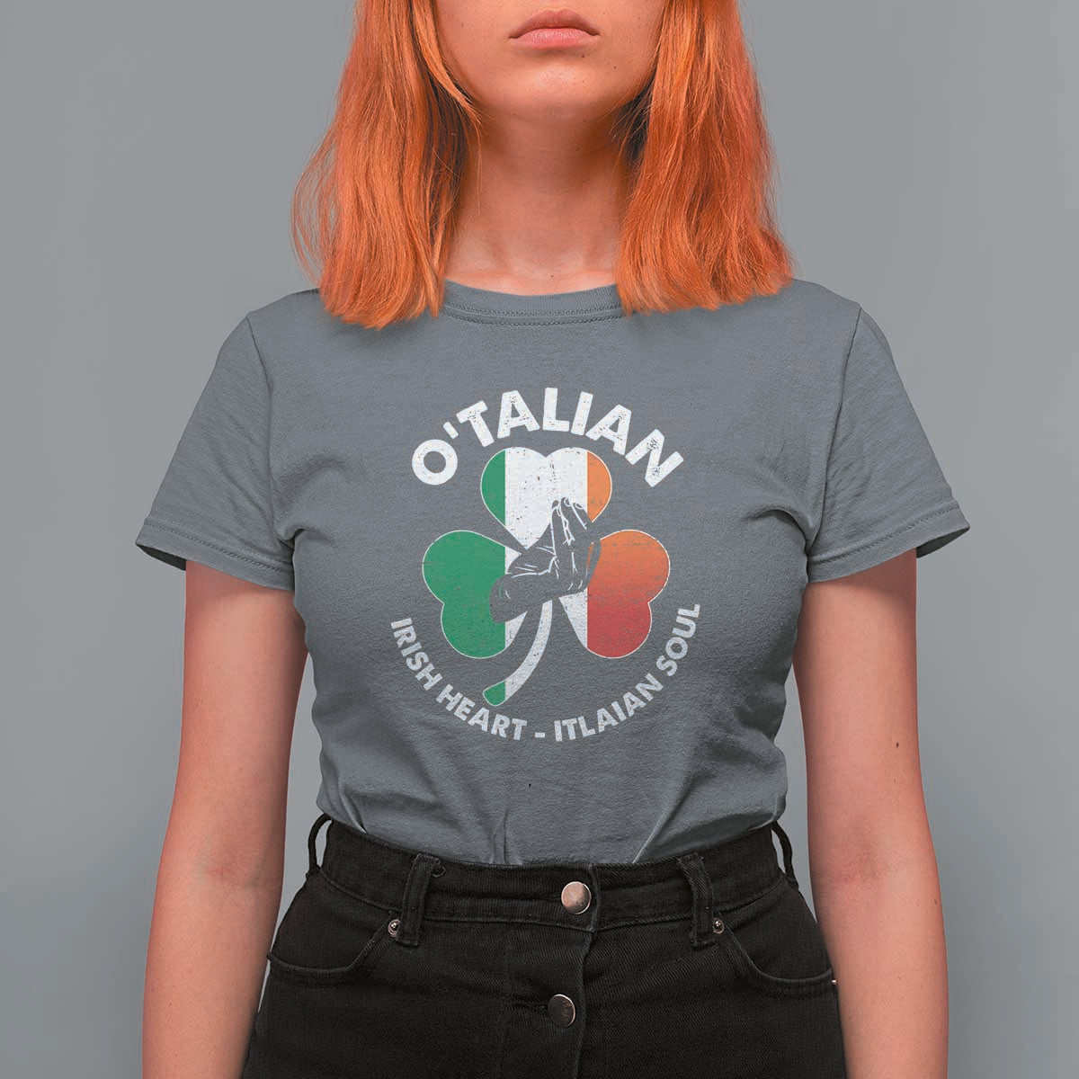 Italian Irish O'talian St. Patrick's Day T Shirt For Women