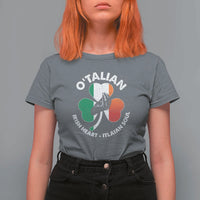 Italian Irish O'talian St. Patrick's Day T Shirt For Women
